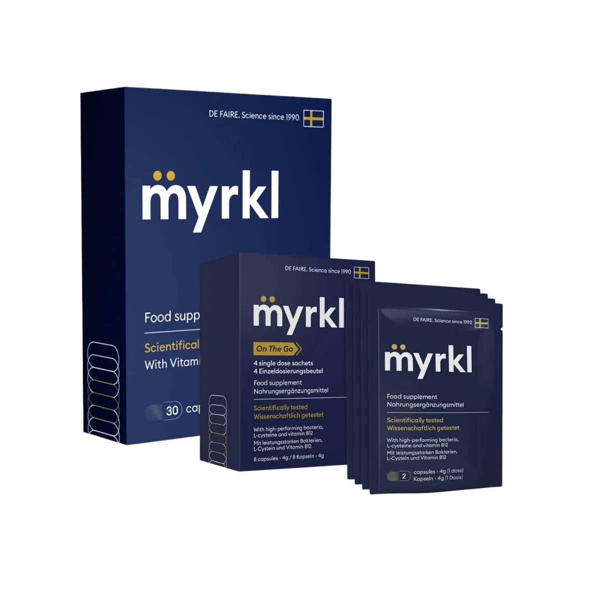 Starter Pack: Praktické balení 30 kapslí + Myrkl On The Go